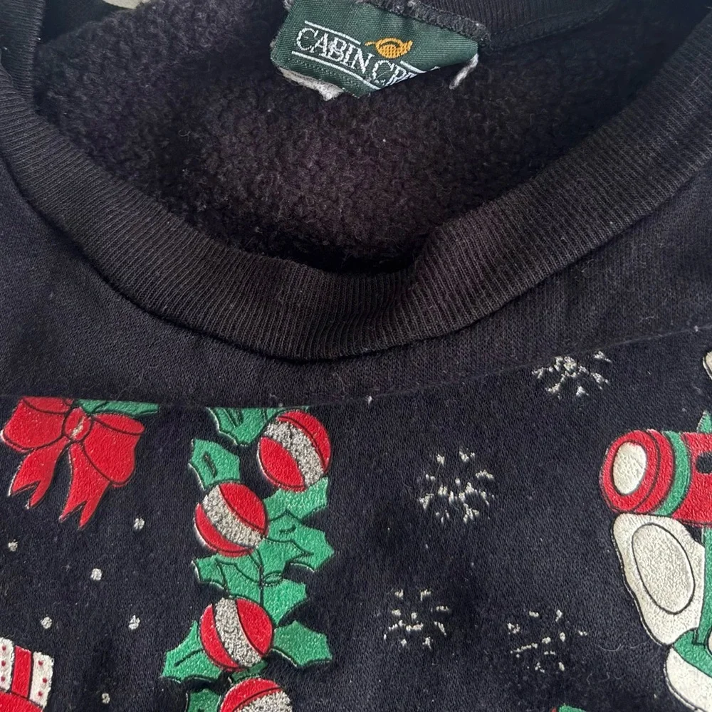 Vintage Cabin Creek Holiday Sweatshirt - Picture 2 of 5